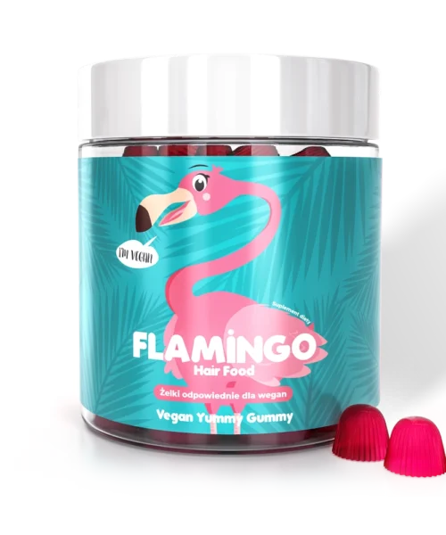 Noble Health Flamingo Hair Food Vegan Yummy Gummy