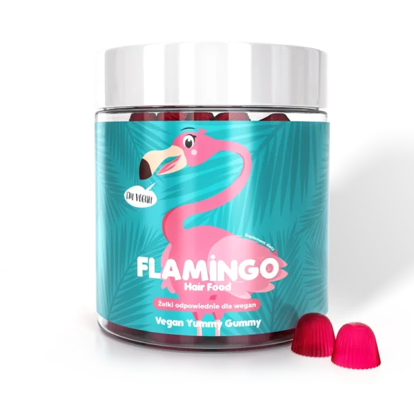 Noble Health Flamingo Hair Food Vegan Yummy Gummy