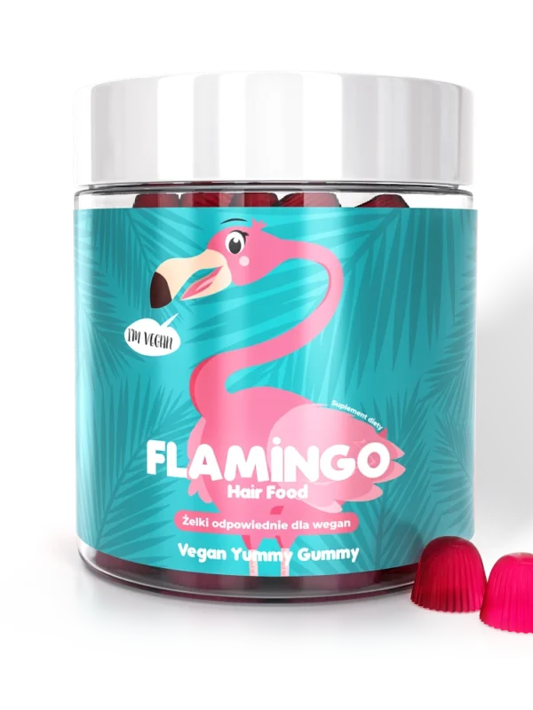 Noble Health Flamingo Hair Food Vegan Yummy Gummy